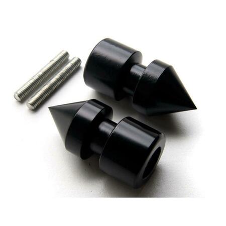 KRATOR Yamaha Spiked Swingarm Spools Sliders, Black SA009-B